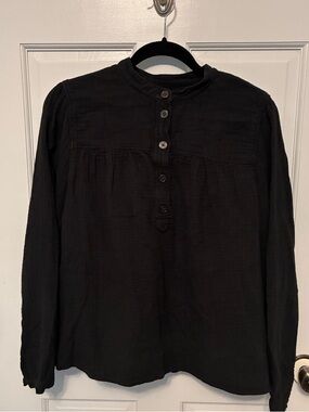 J crew black blouse in size XL